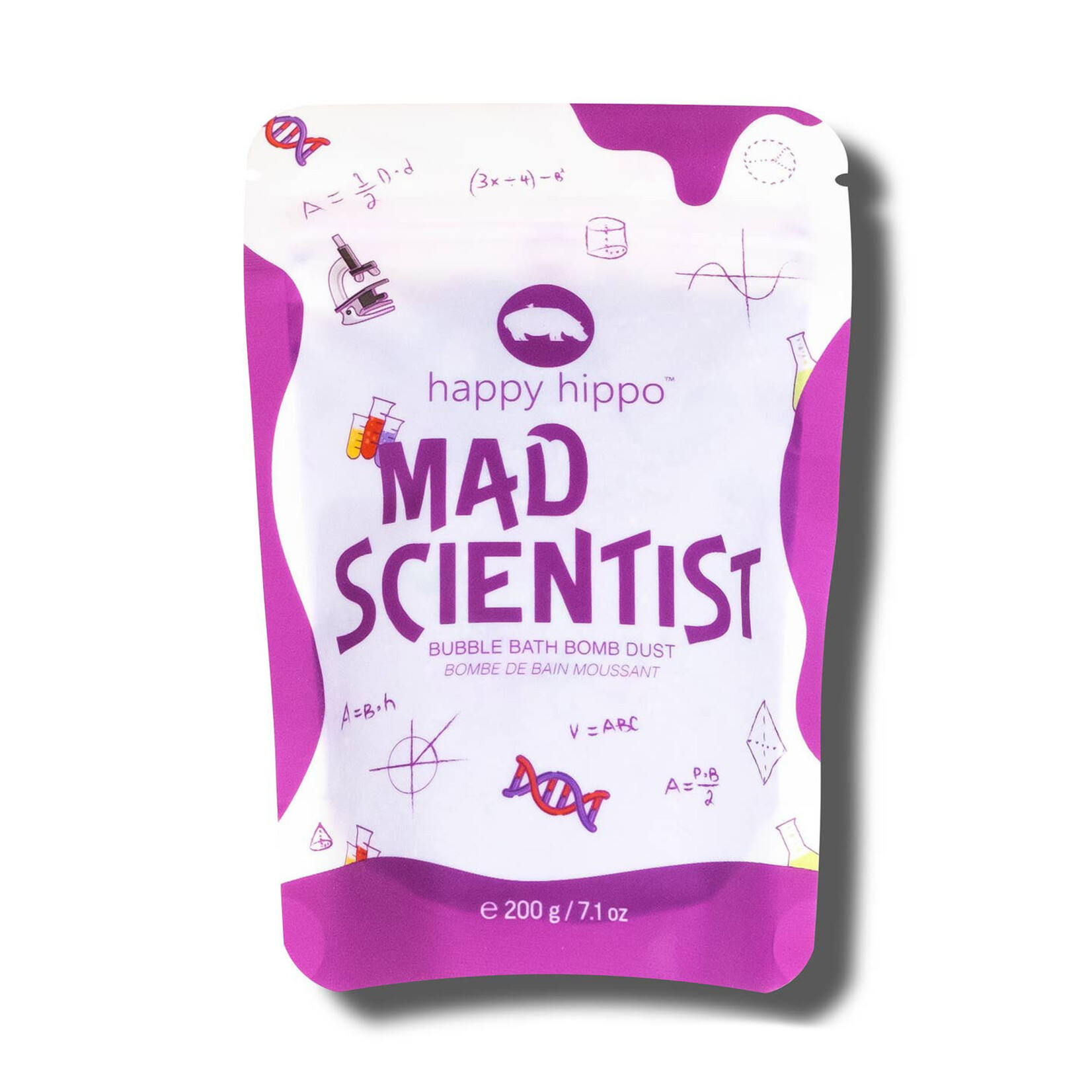 happy hippo bath mad scientist bubble bomb dust