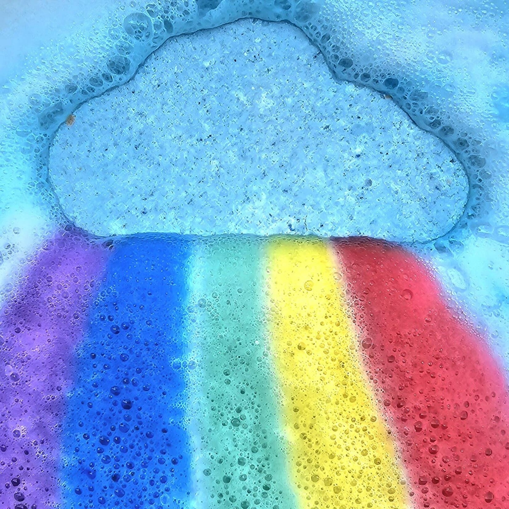 happy hippo bath cloud rainbow bath bomb
