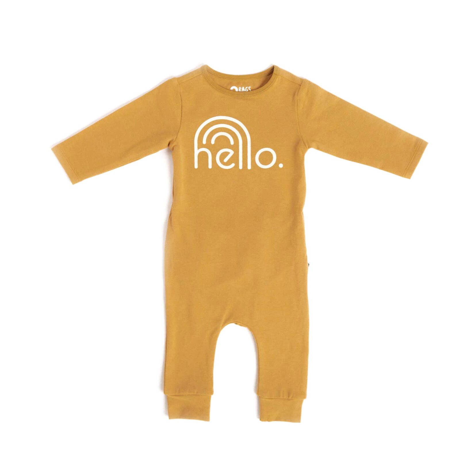 rags hello peekabooty romper