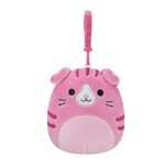 squishmallows geraldine the cat backpack clip