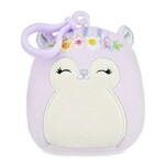 squishmallows sydnee the squirrel backpack clip