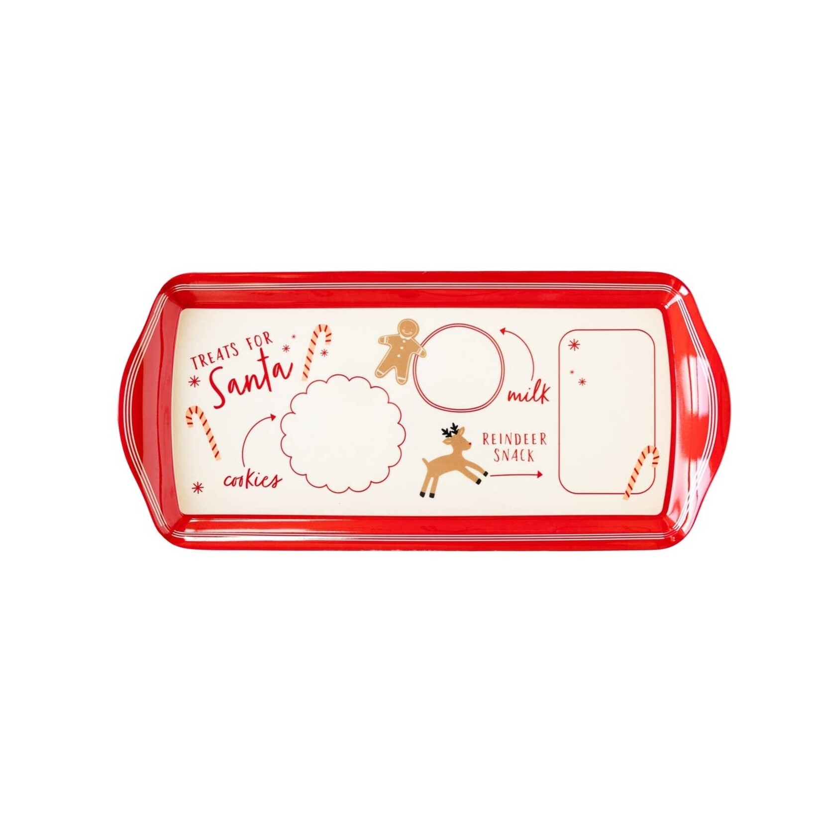 my mind's eye treats for santa melamine tray