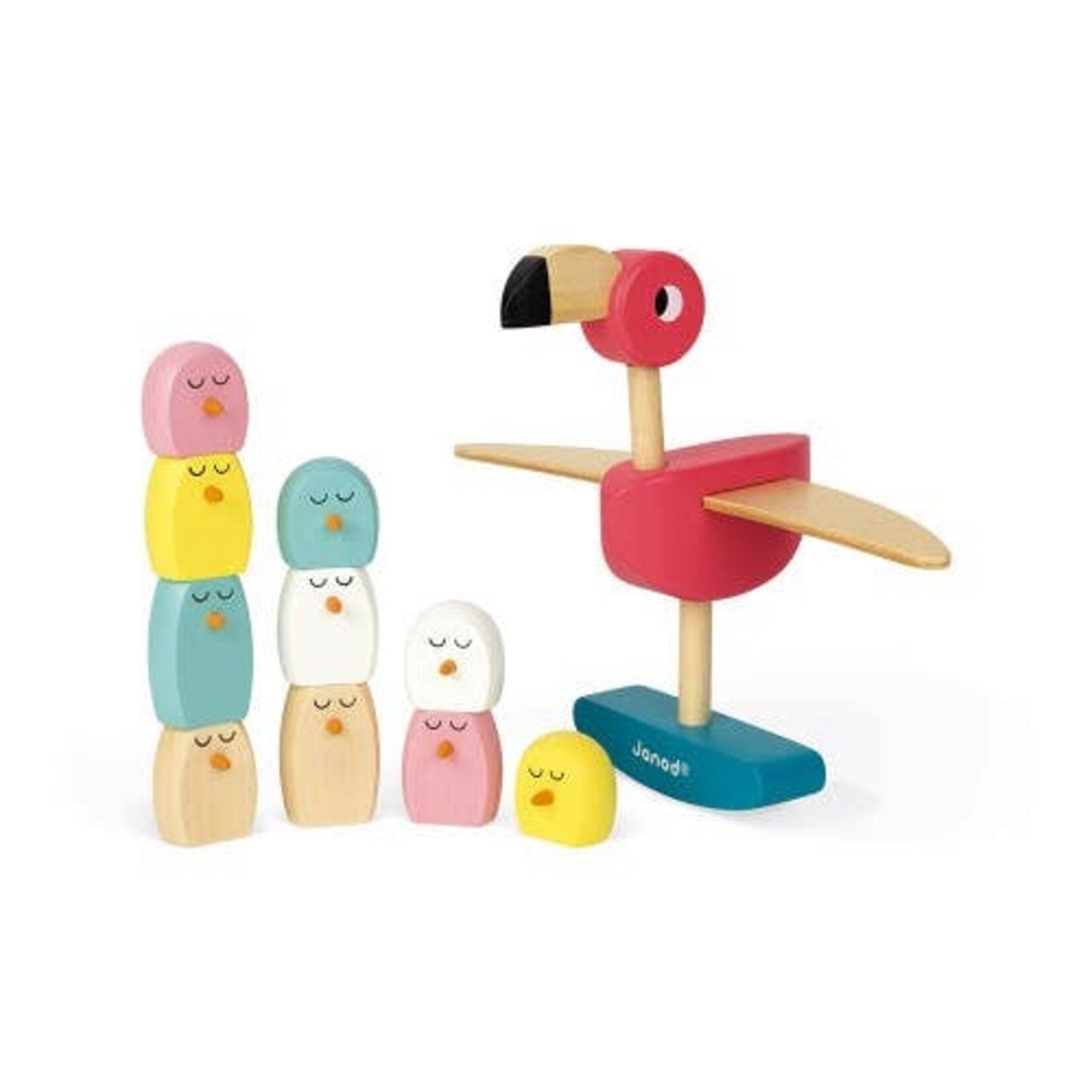 janod balancing flamingos