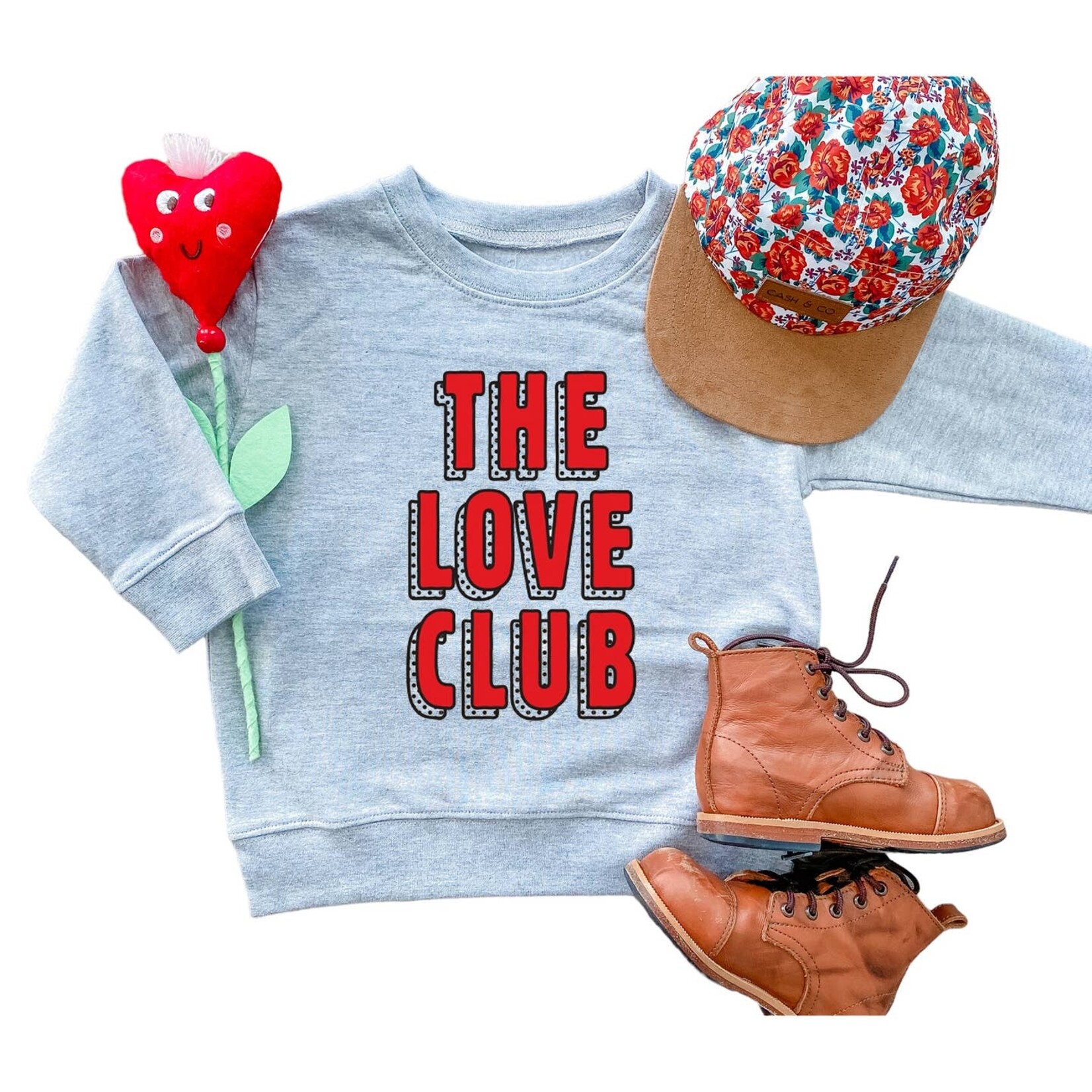 holland ave clothing the LOVE CLUB sweatshirt