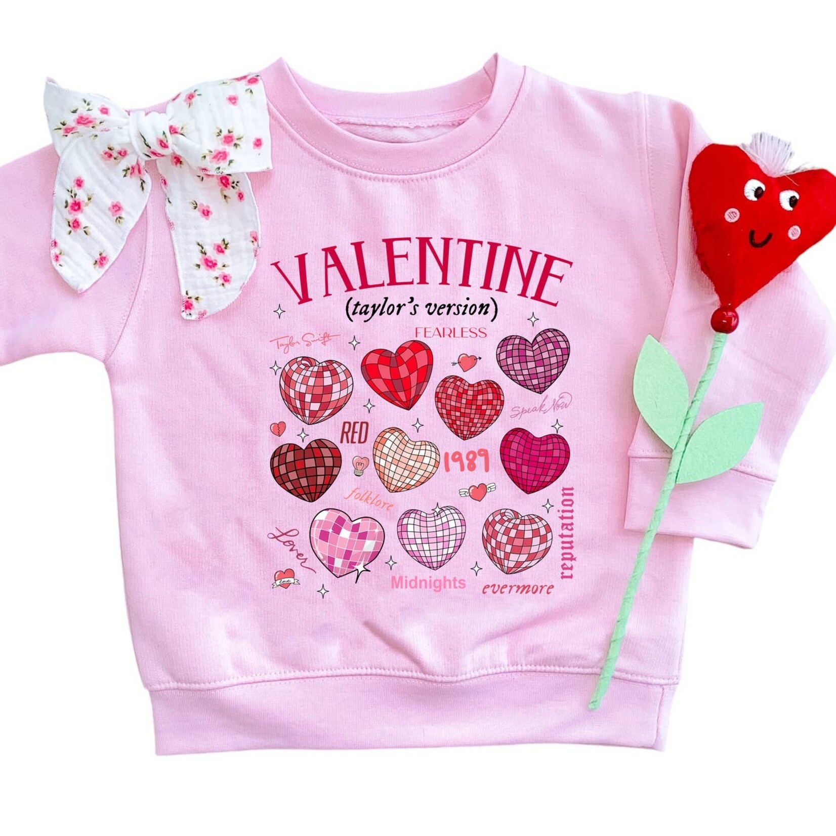 holland ave clothing valentine sweatshirt  (taylor's version)