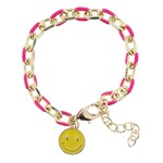 jane marie pink smiley face bracelet