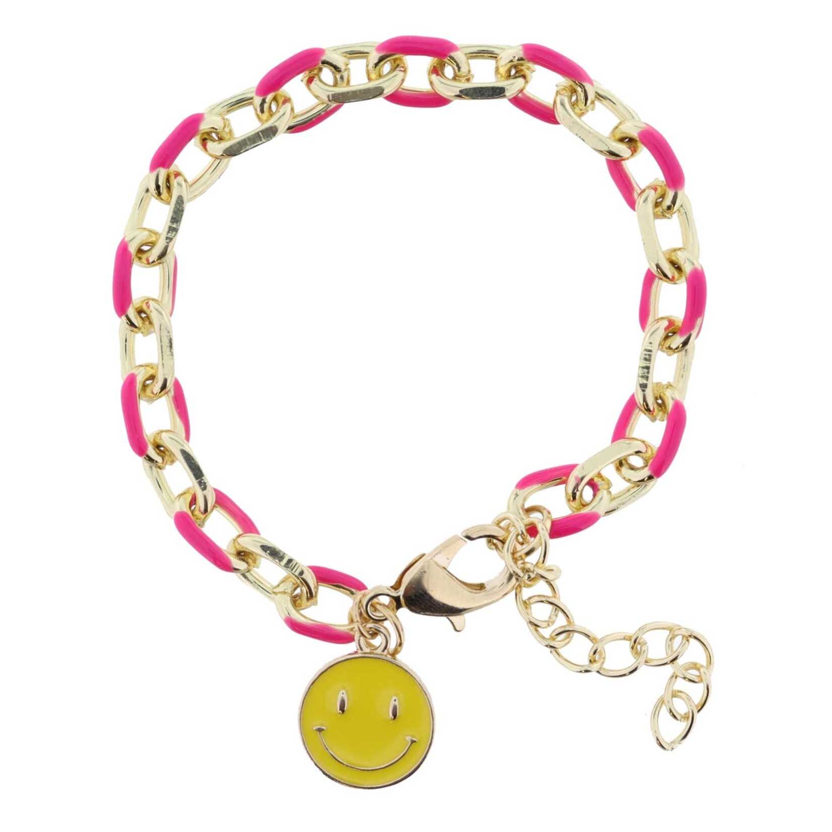 jane marie pink smiley face bracelet