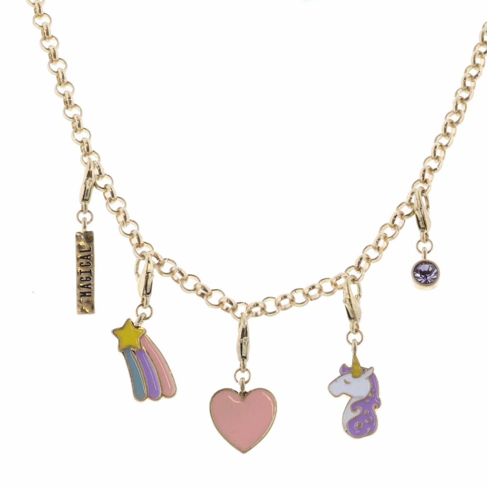 jane marie magical heart charm necklace