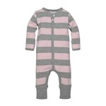 burt's bees pink stripe coverall