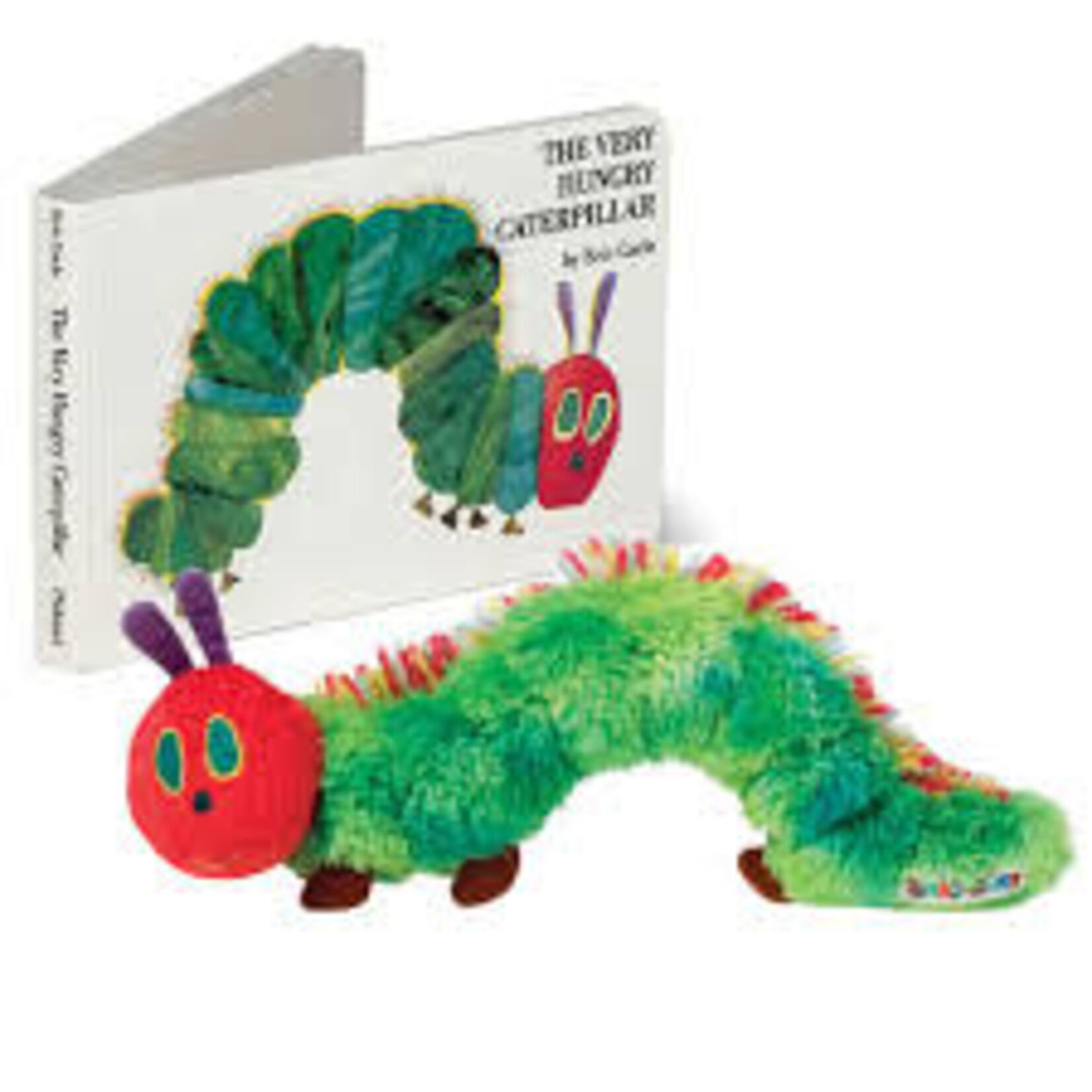 the very hungry caterpillar board book and plush set
