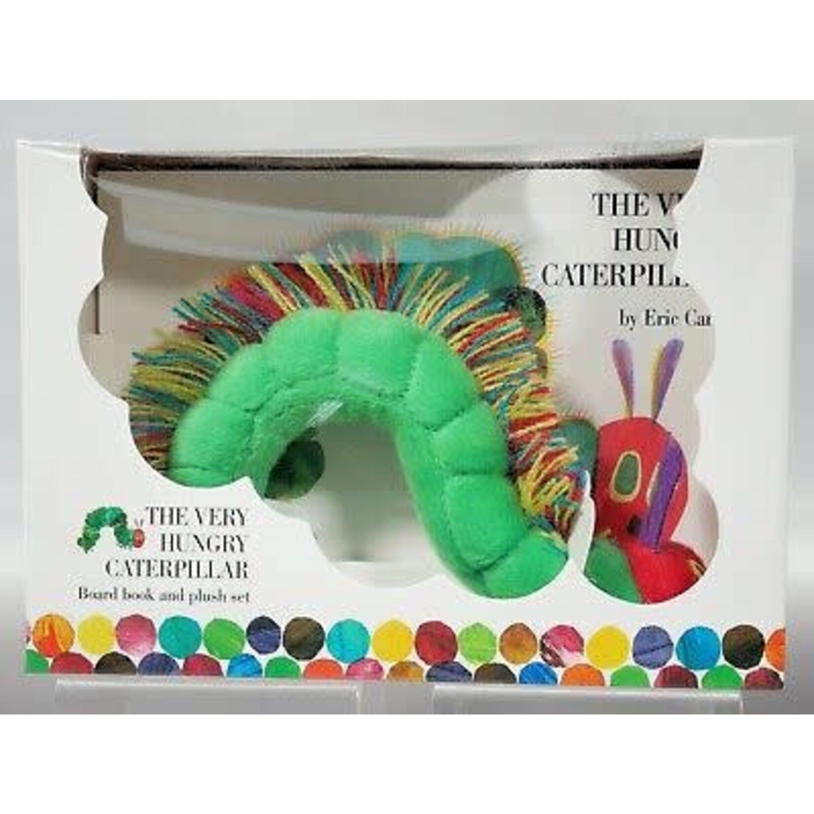 the very hungry caterpillar board book and plush set