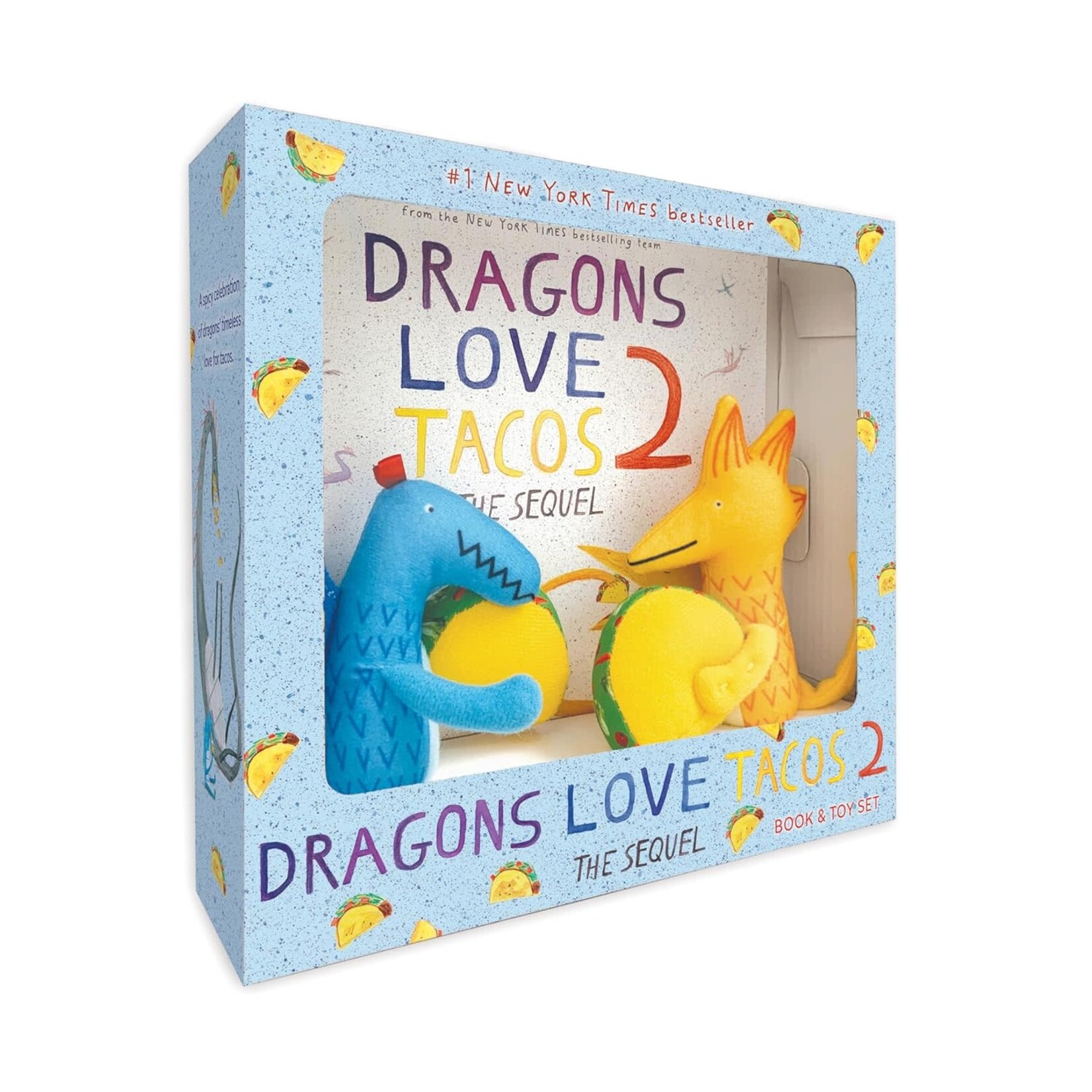 dragons love tacos-the sequel book and toy set