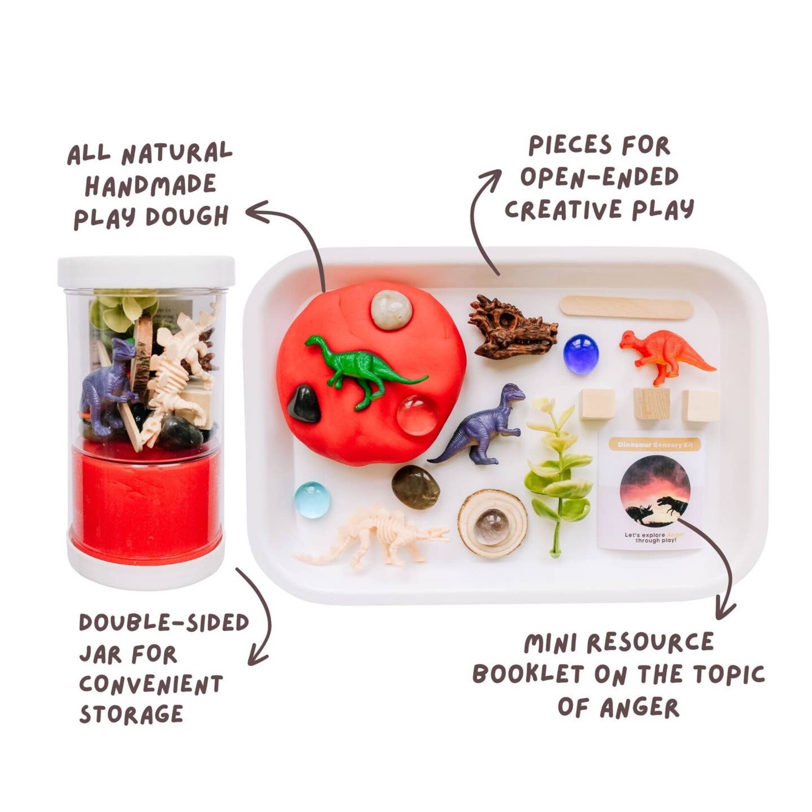 present not perfect dinos sensory kit