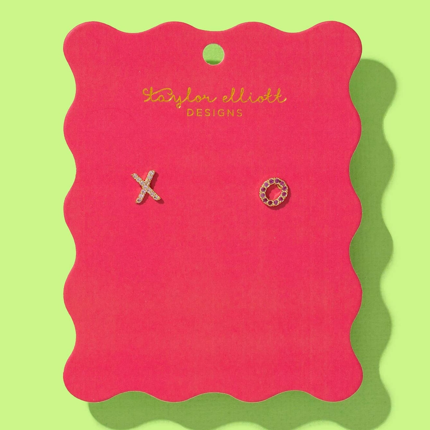 taylor elliott XO stud earrings