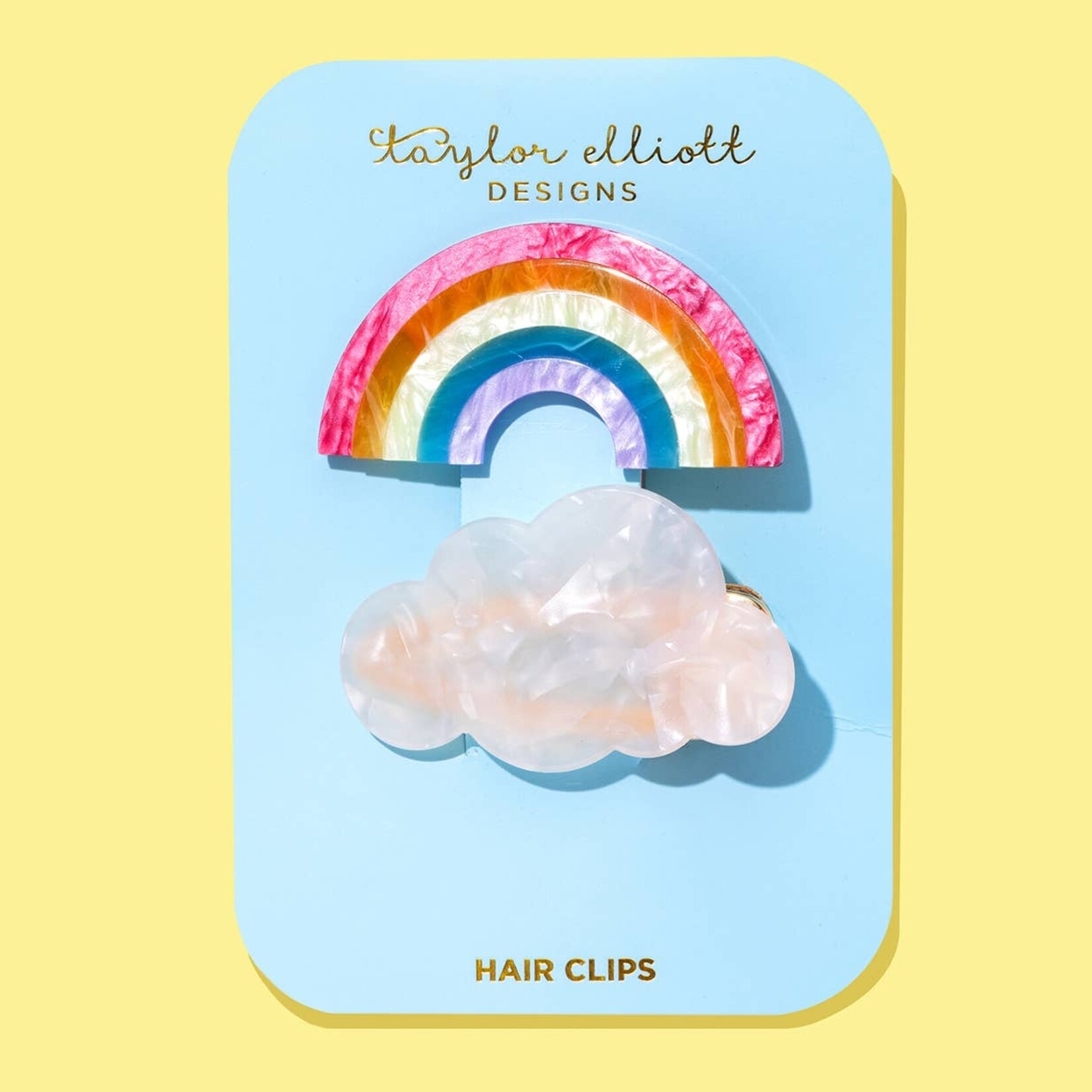 taylor elliott rainbow cloud clip set