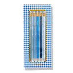 taylor elliott motivational gingham pencil set