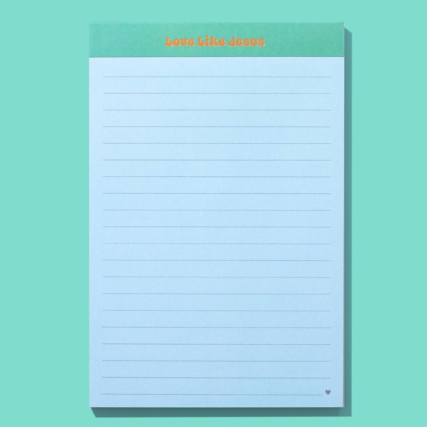 taylor elliott love like Jesus notepad