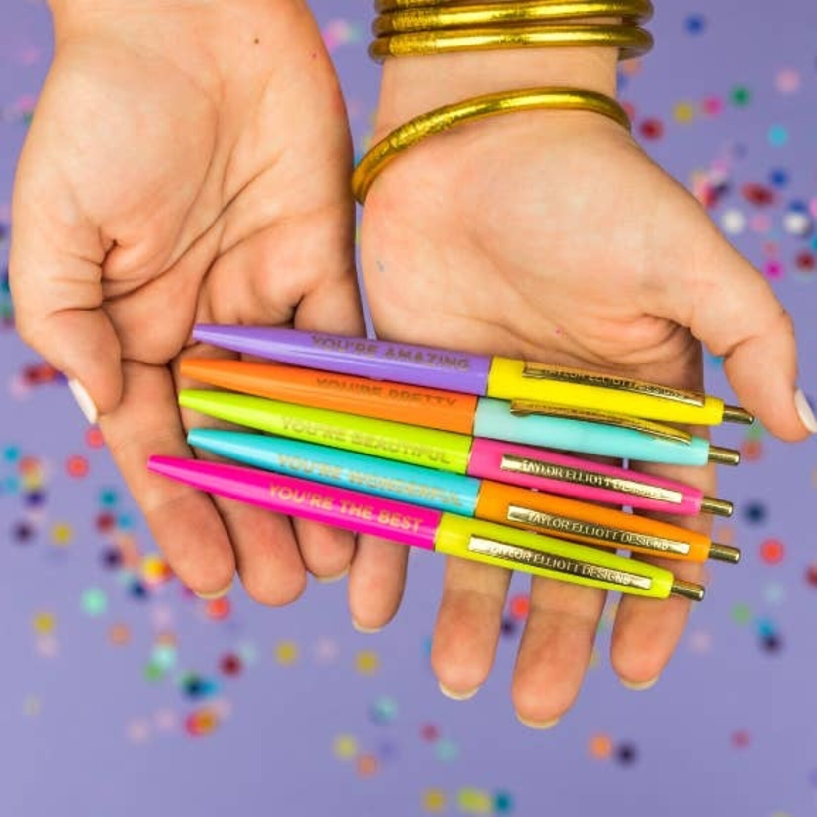 taylor elliott affirmation pen set