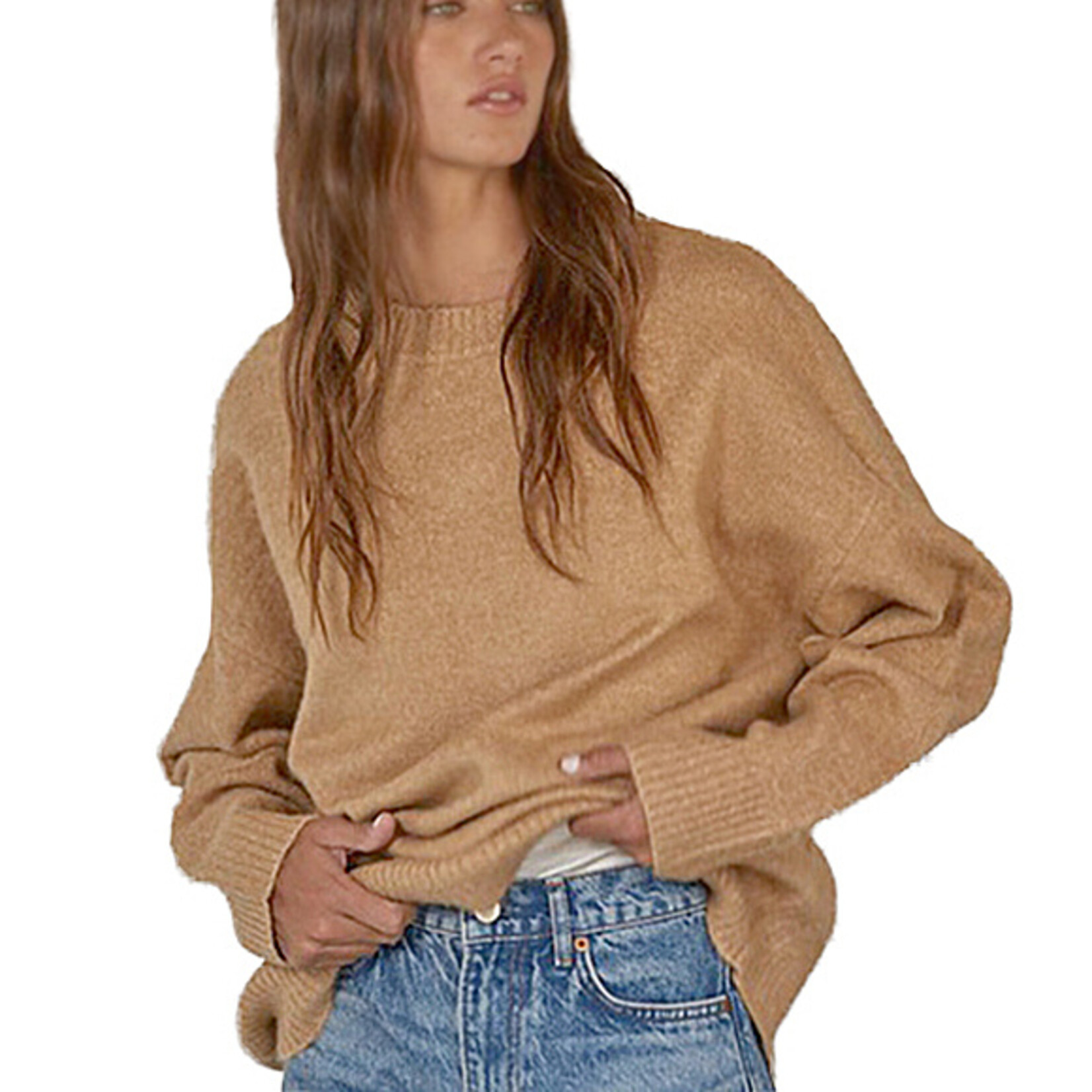 by together camel renata sweater