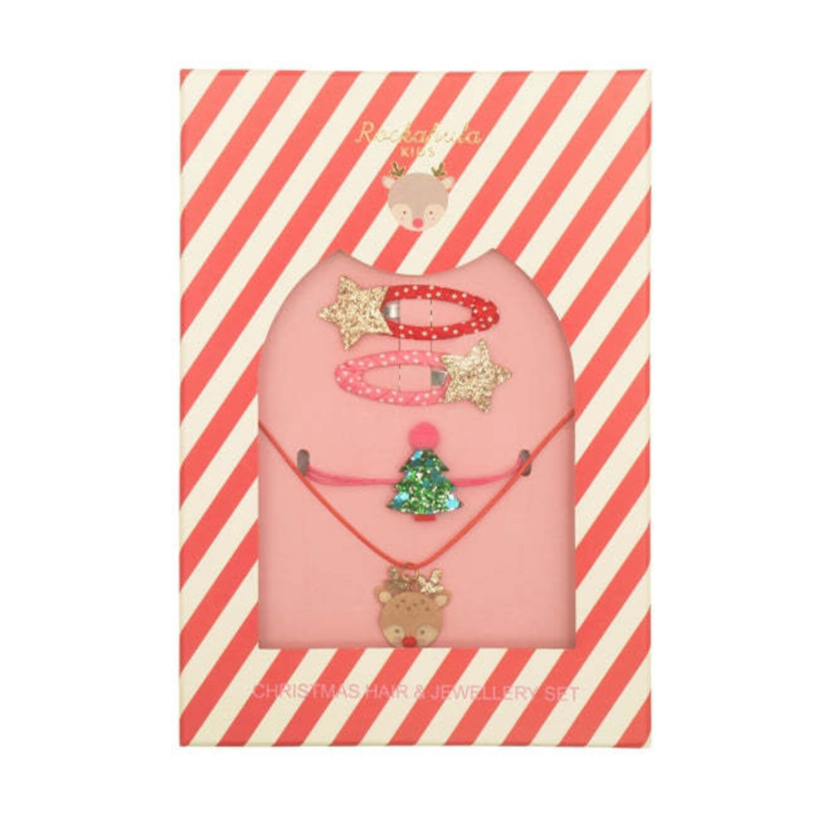rockahula kids christmas hair & jewelry set