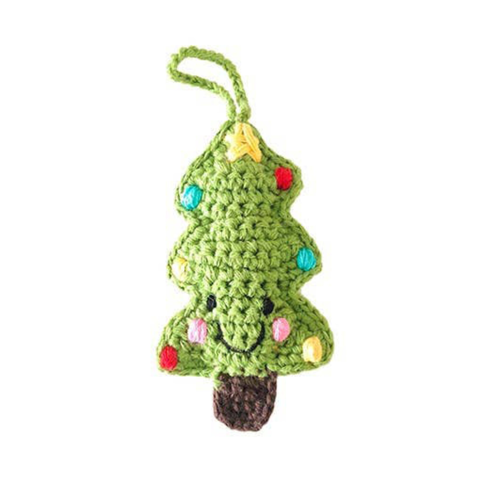 pebble christmas tree ornament