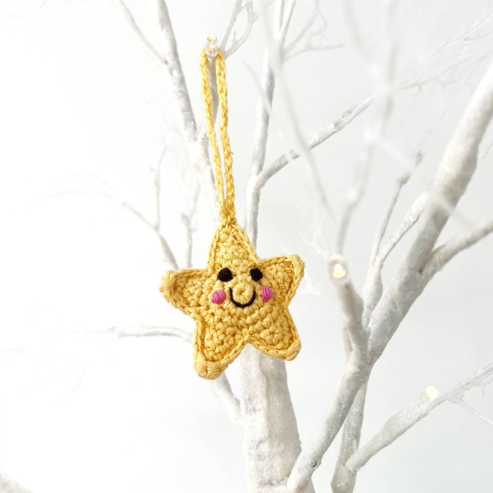 pebble star ornament