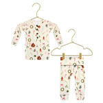 lou lou and company buddy holiday top & bottom set