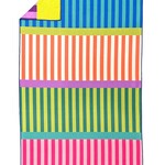 crae. home piper pink stripe REVERSIBLE pool towel