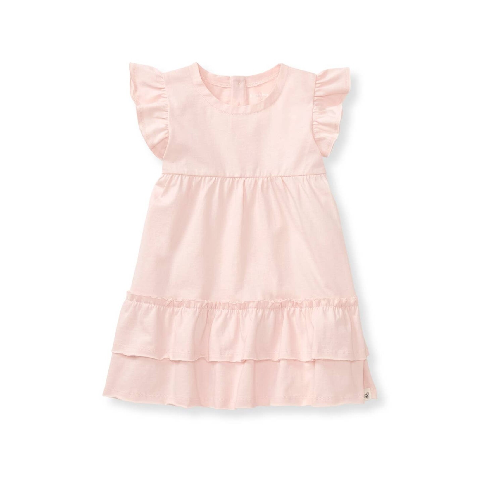 burt's bees pink ruffle dress