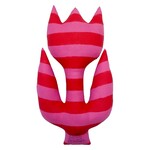 kate austin designs pink stripe tulip pillow