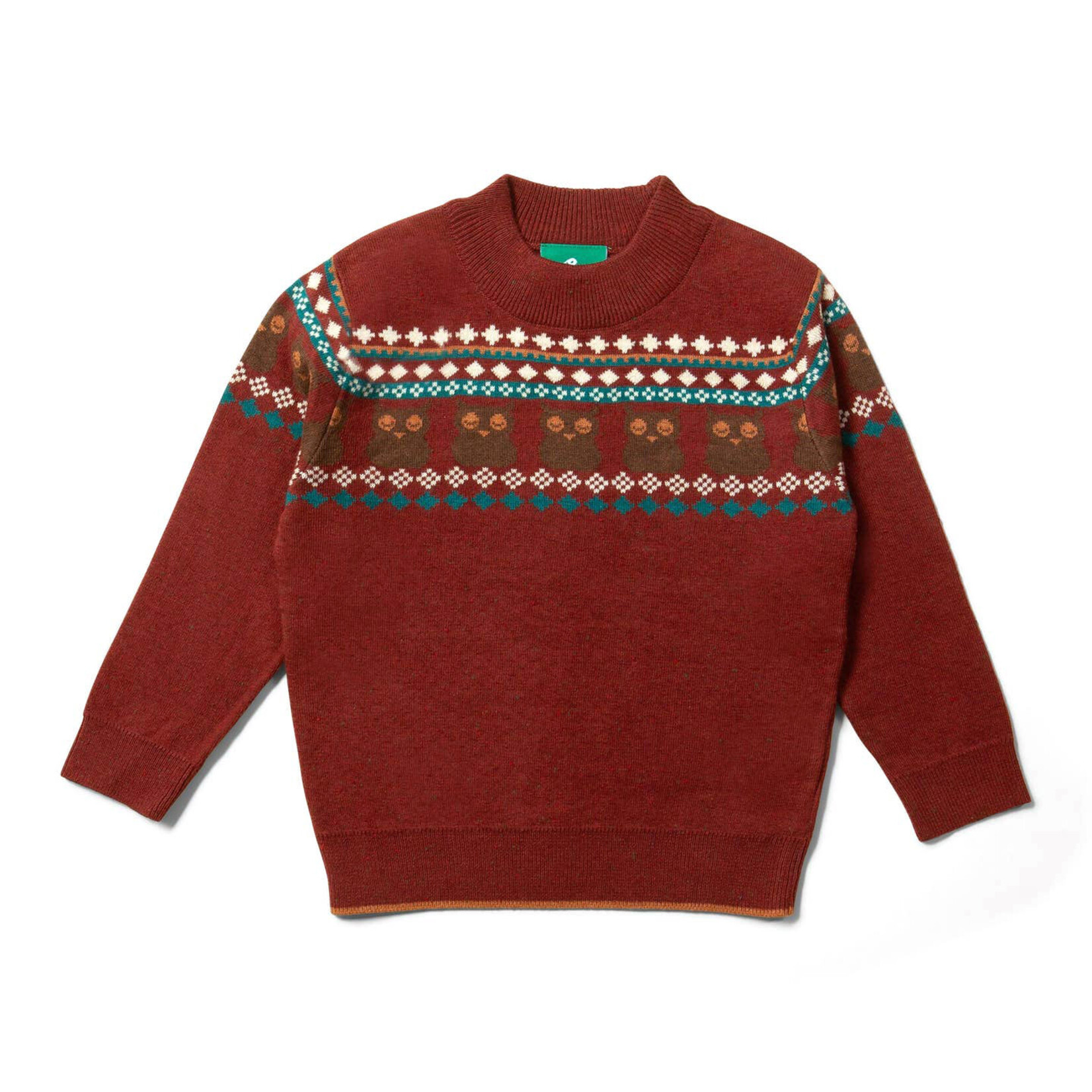 little green radicals fair isle knit sweater