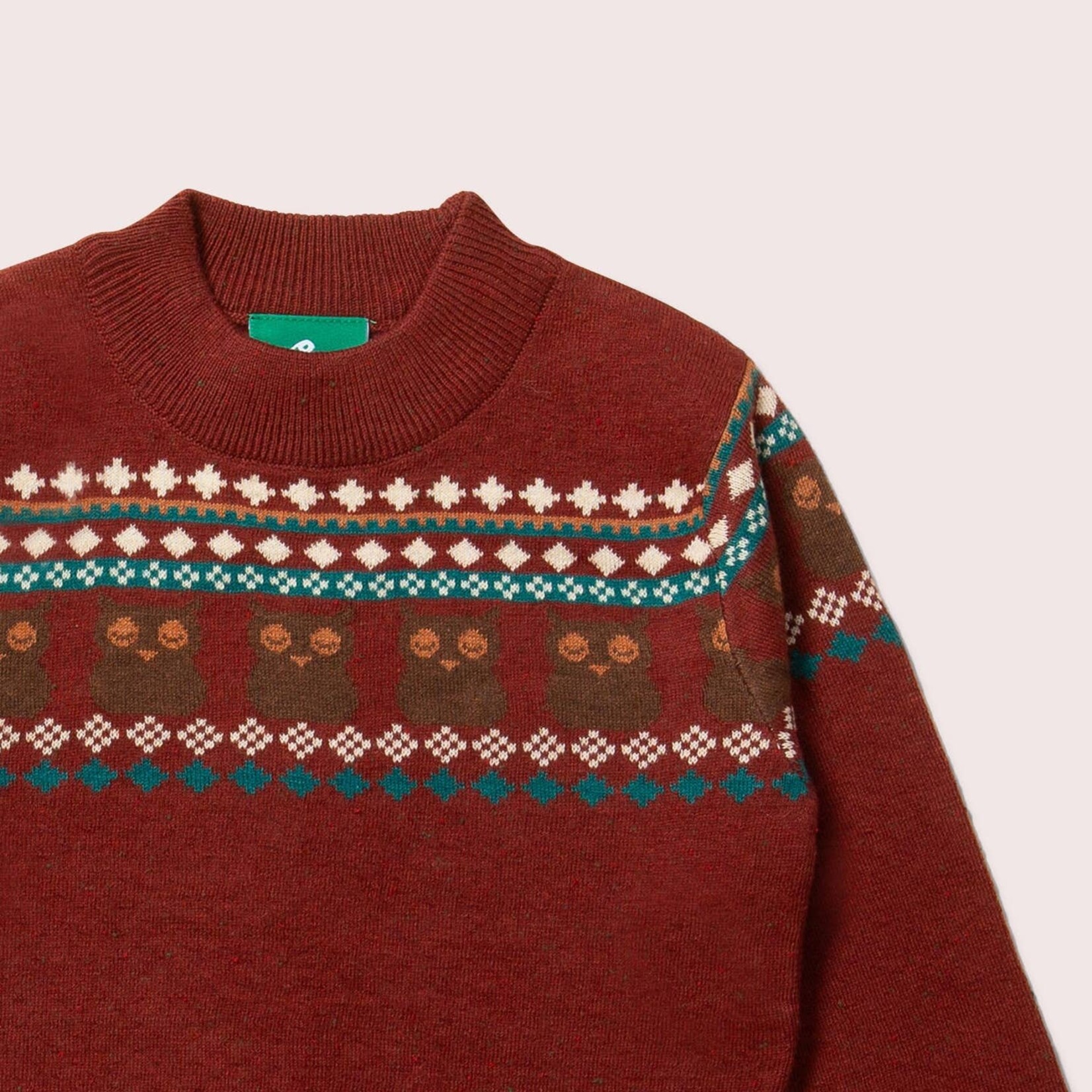 little green radicals fair isle knit sweater