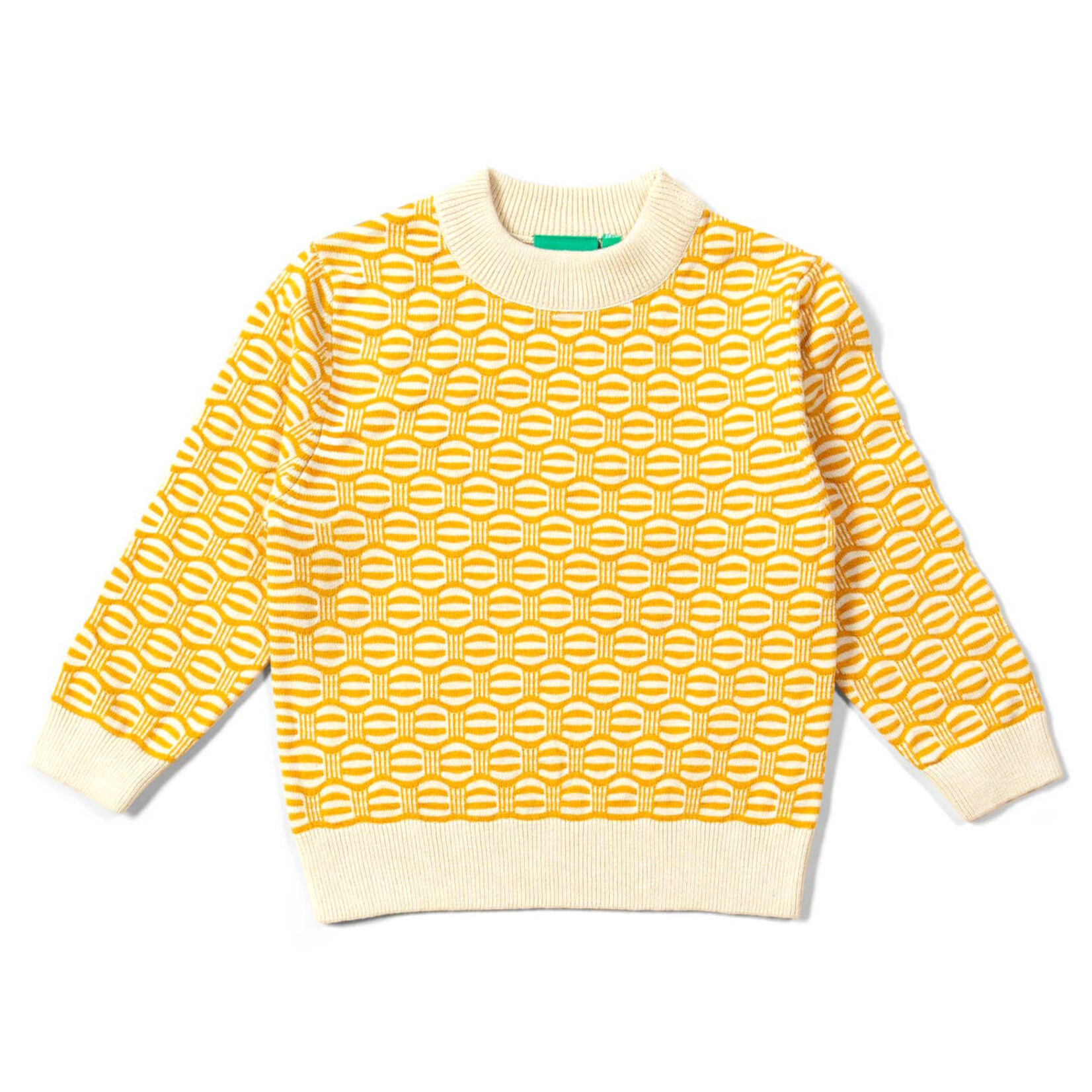 little green radicals gold ripple print sweater