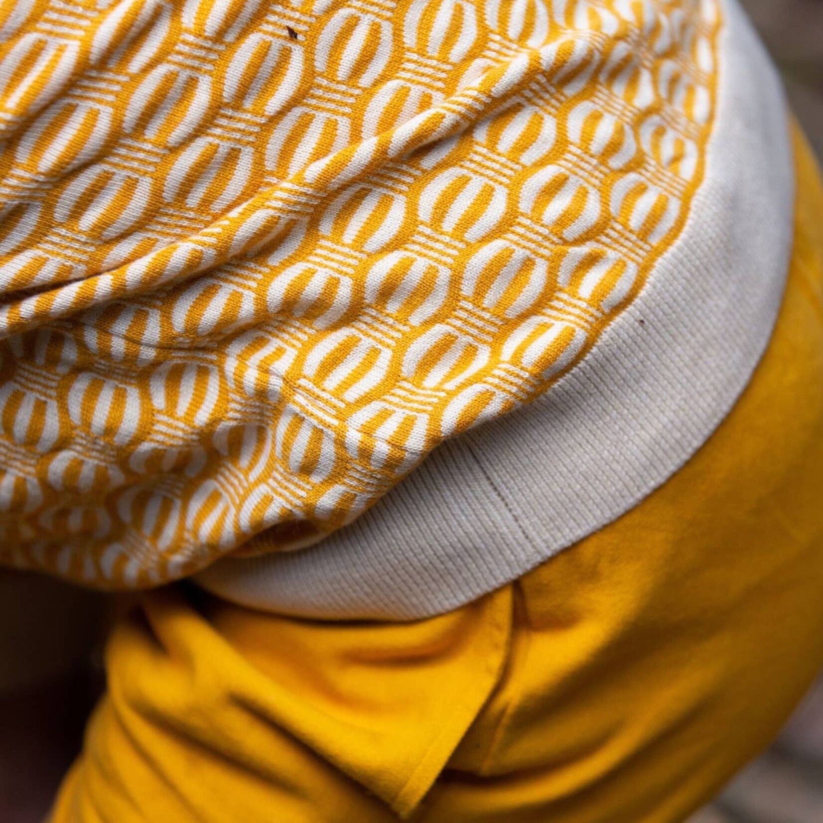 little green radicals gold ripple print sweater