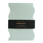 idlewild co. mint wave shaped notepad