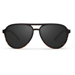 hunter lou midnight black aviator sunnies