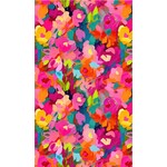 crae. home etching floral REVERSIBLE pool towel