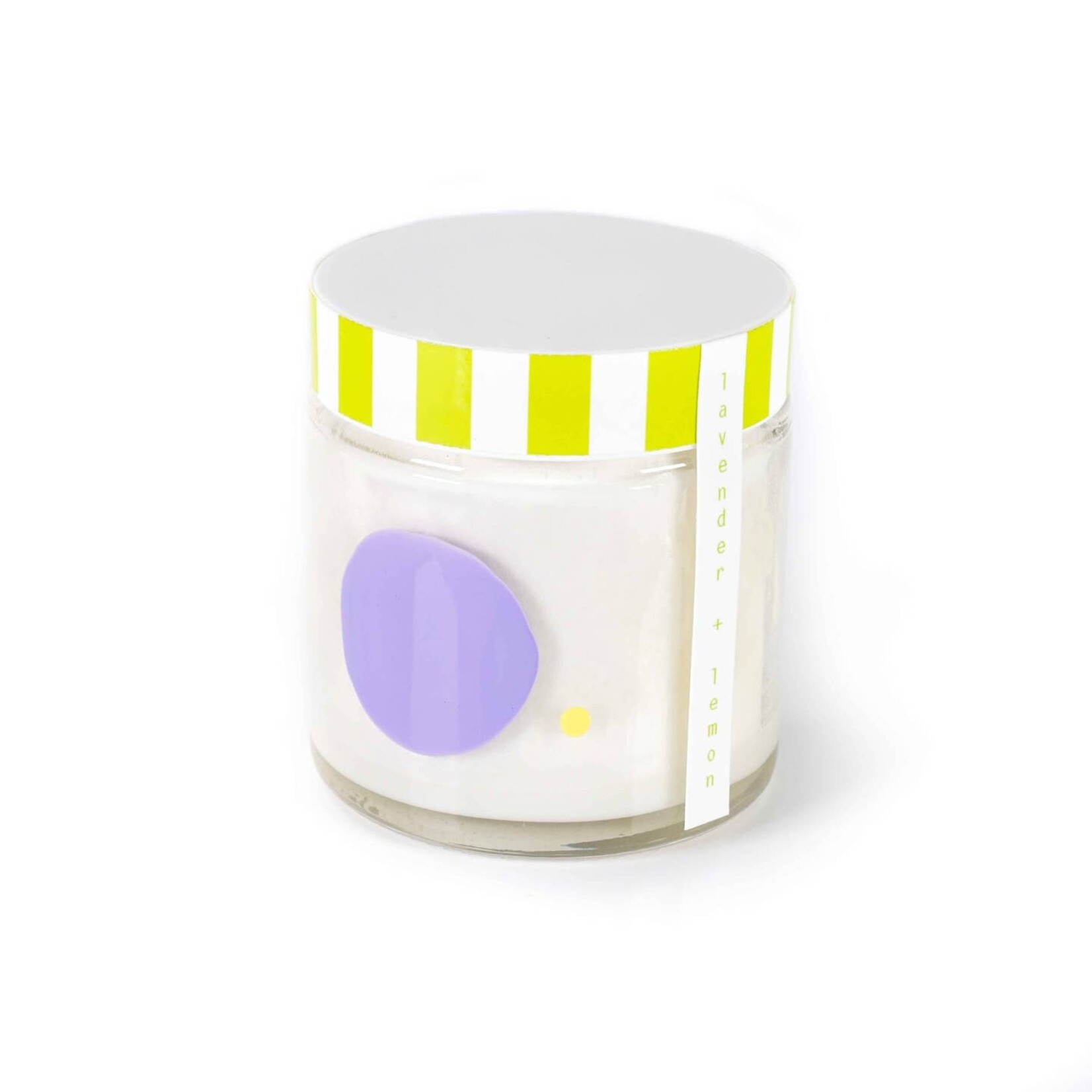 to: from lavender + lemon candle