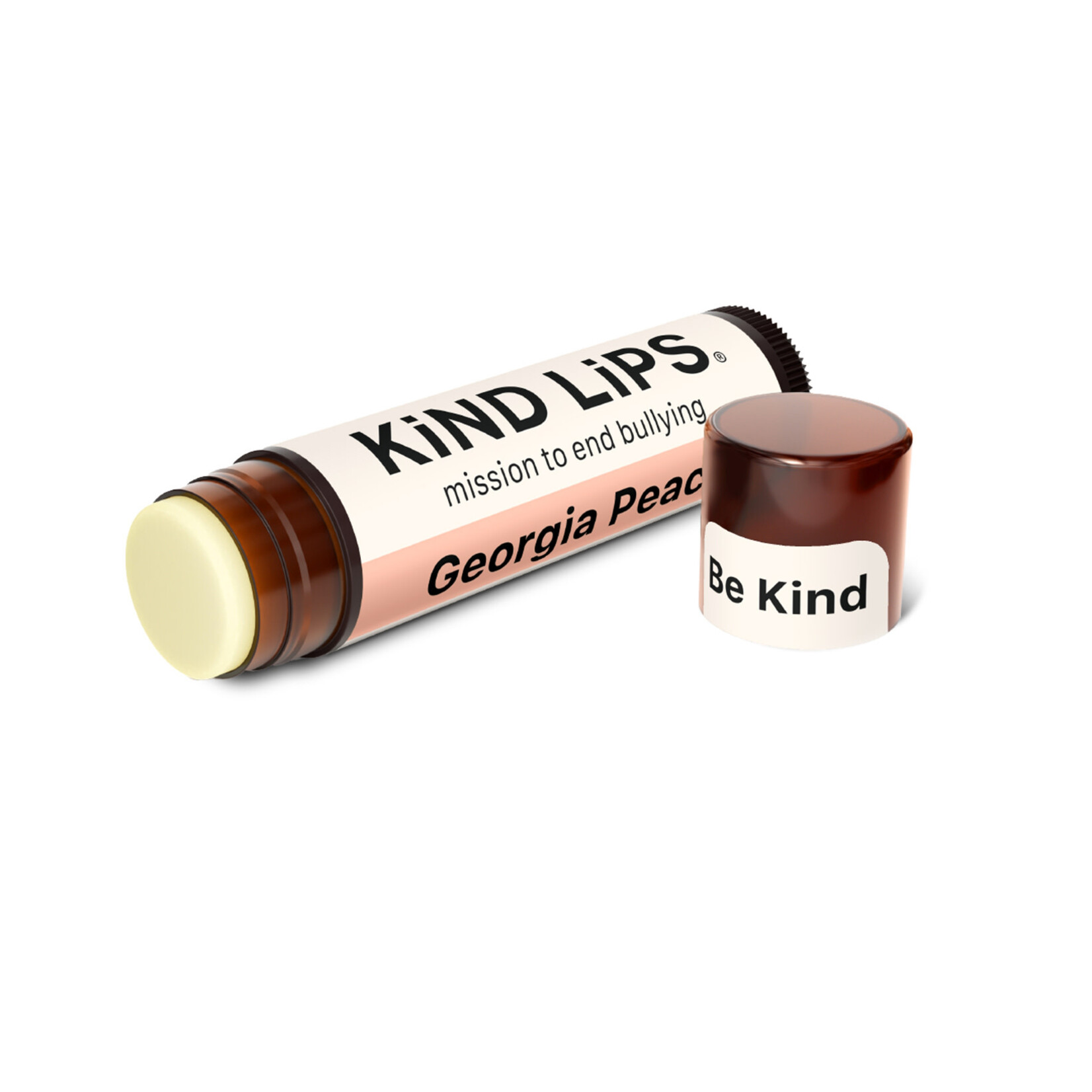 kind lips georgia peach lip balm