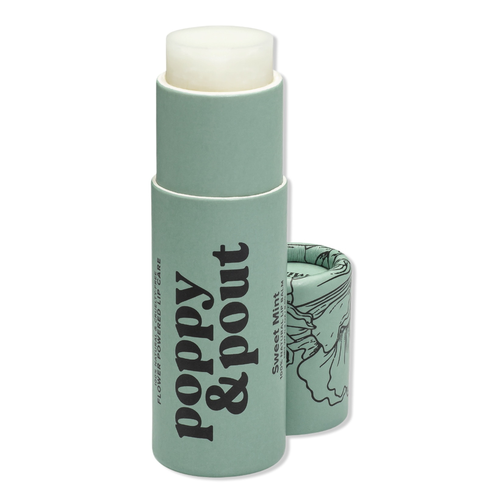 poppy & pout sweet mint lip balm