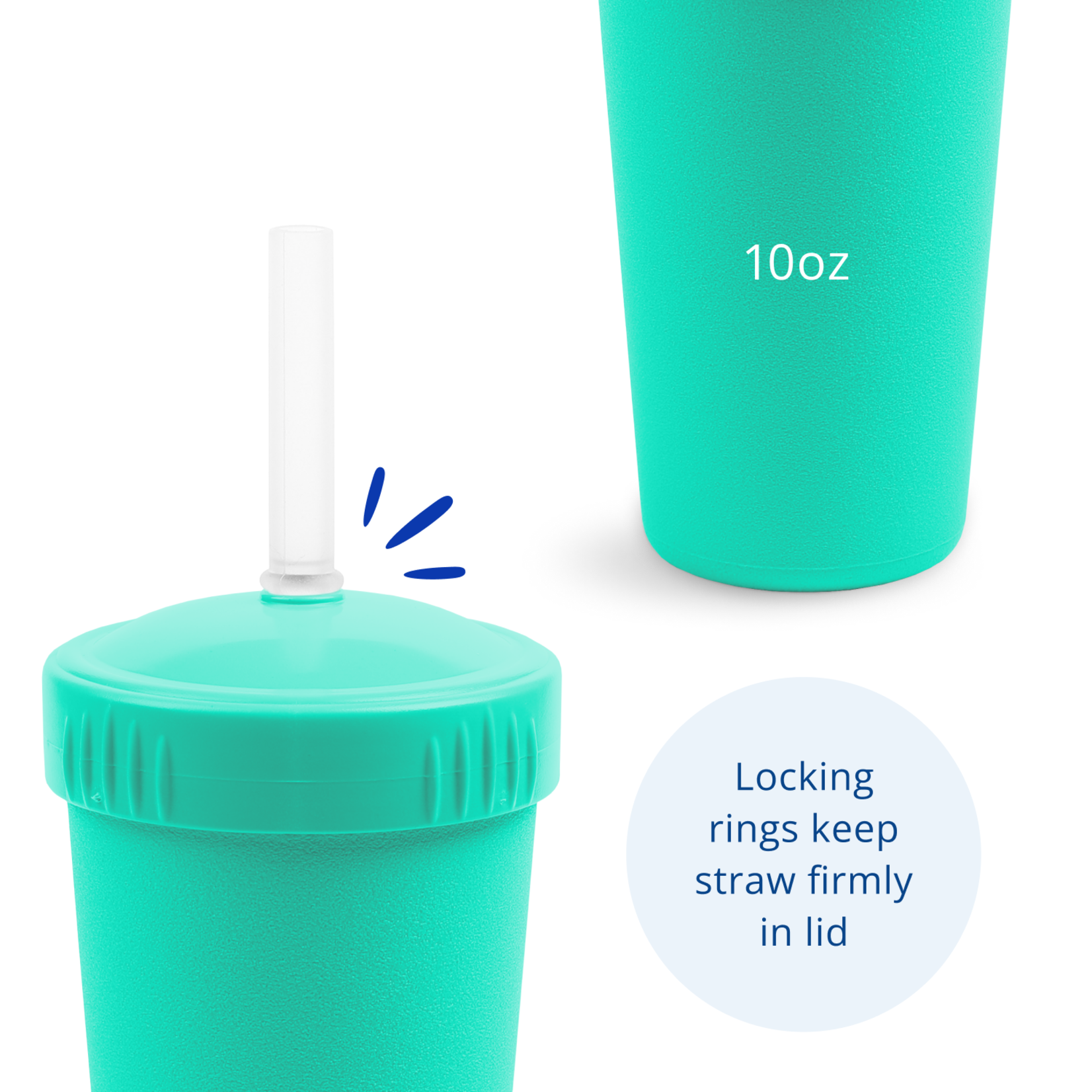 re play 10 oz recycled straw cup