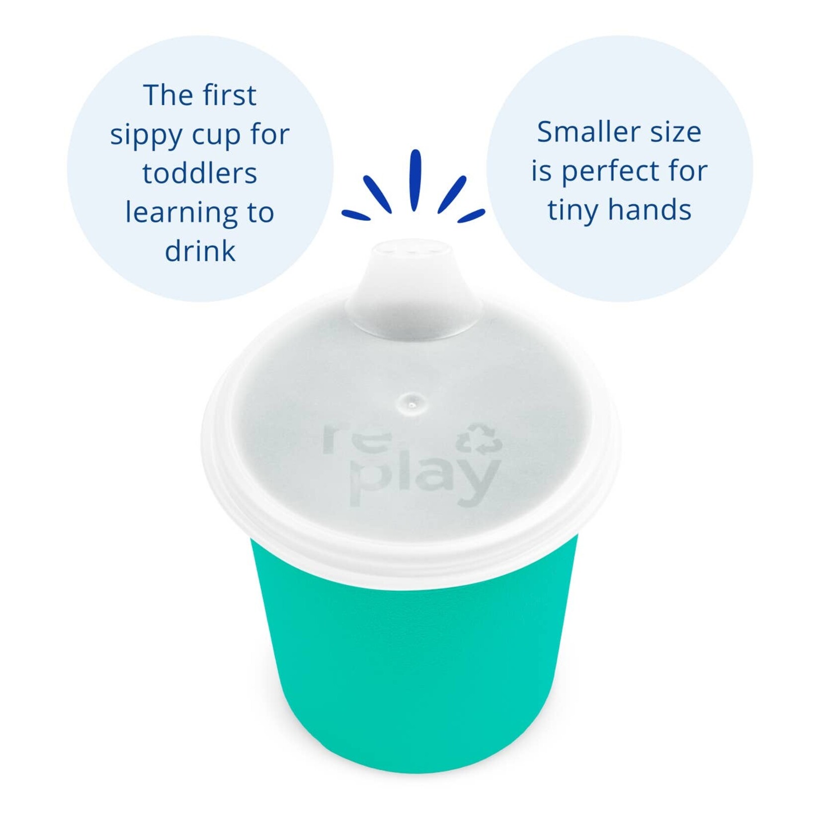 re play 6 oz tiny tumbler sippy cup