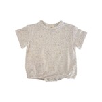 SIIX cream speckle bubble romper - 6-12 mo