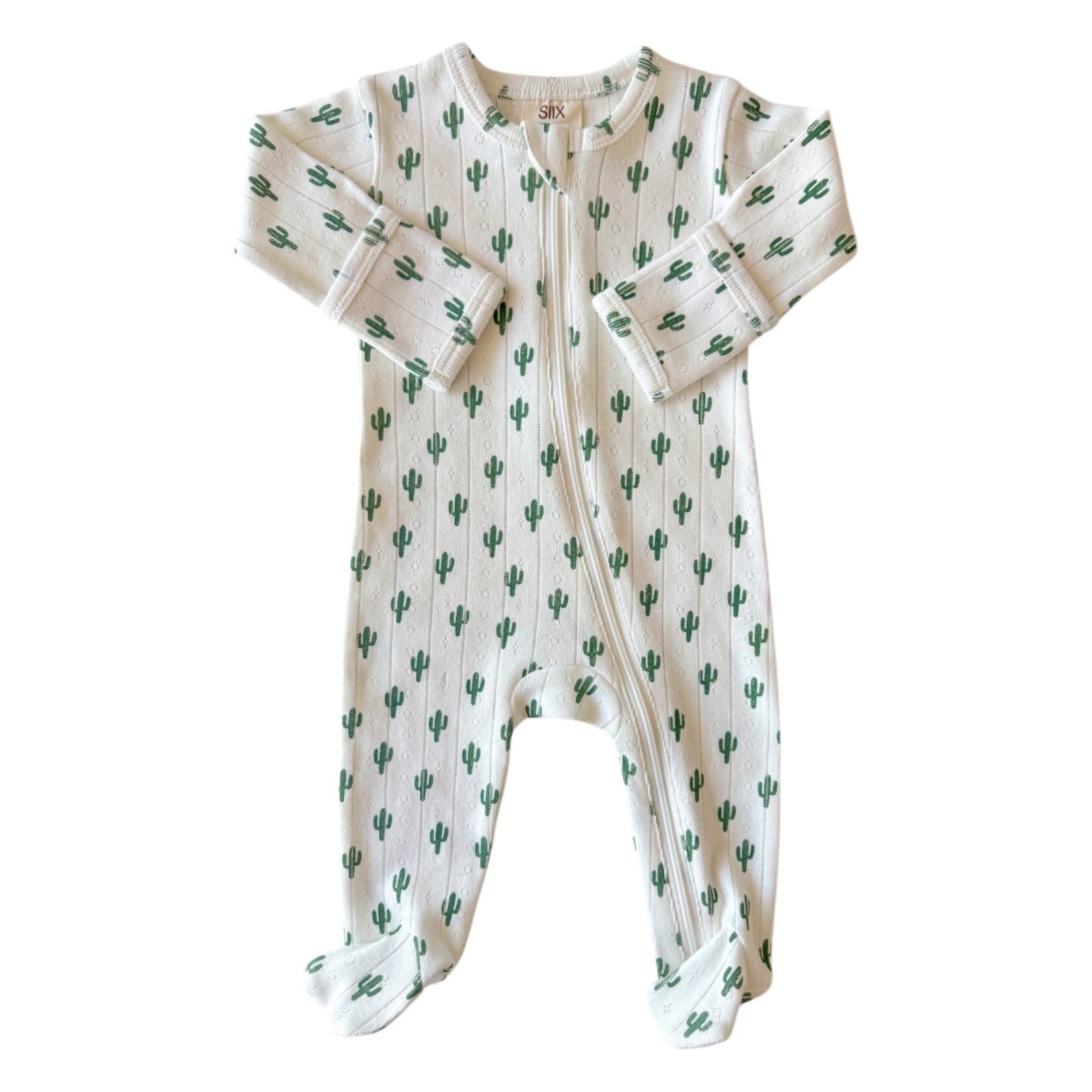 SIIX cactus footie - 0-3 mo