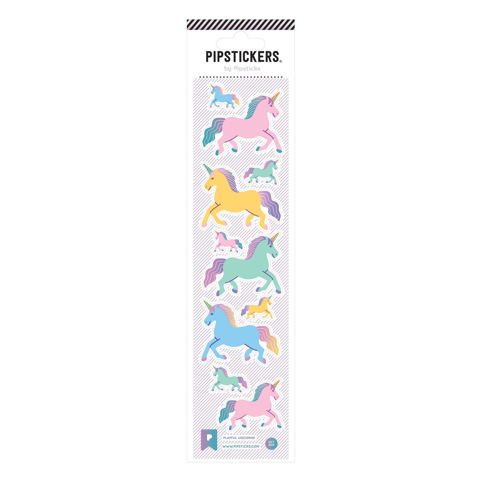 pipsticks playful unicorns stickers