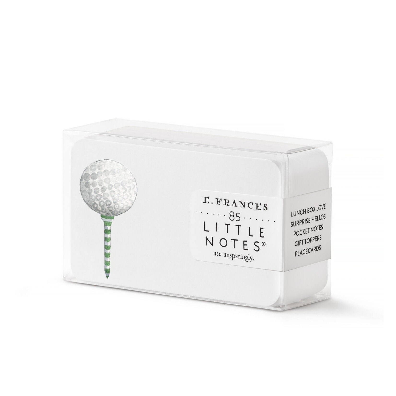 e. frances golf tee little notes