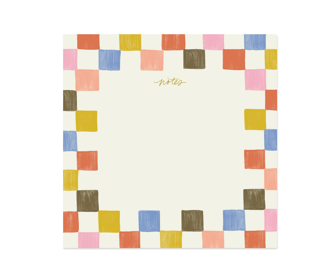 ramona & ruth color block notepad - george + maeve