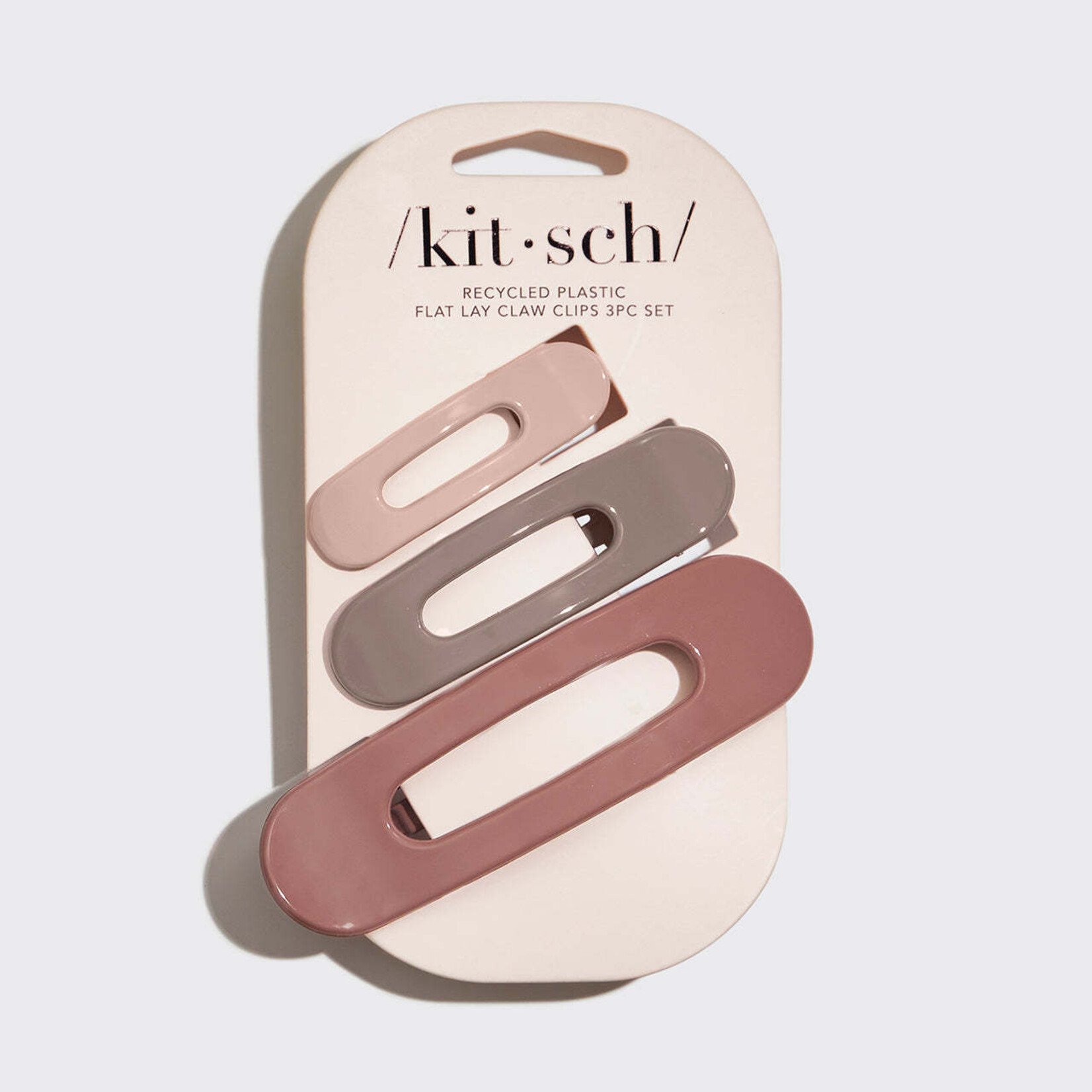 kitsch flat lay claw clips 3pc set