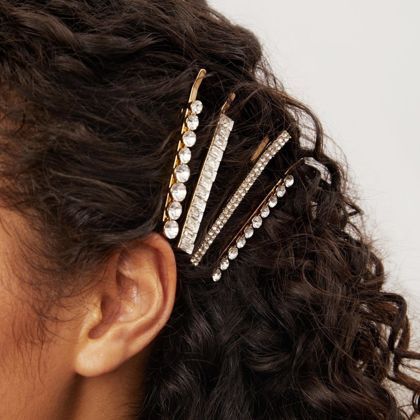kitsch rhinestone bobby pins
