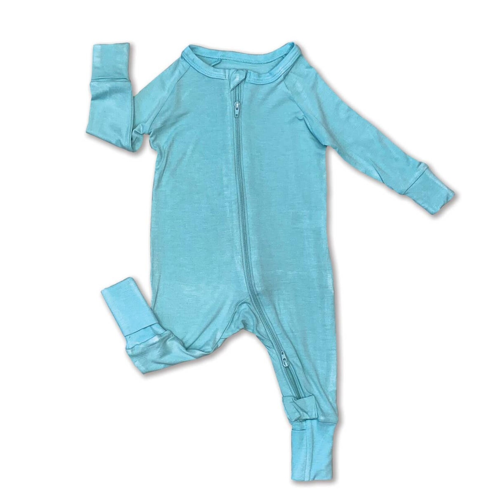 silkberry baby seafoam sleeper